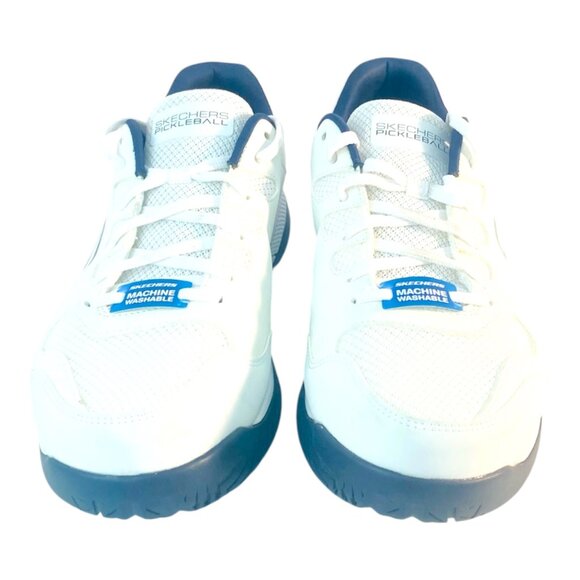 Skechers Go Train Arch Fit Viper Court-Pickleball (White/Navy) Tennis for Mens - Picture 3 of 17